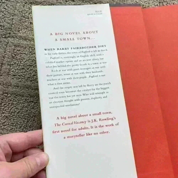 J.K. Rowling Casual Vacancy - Picture 3 of 3